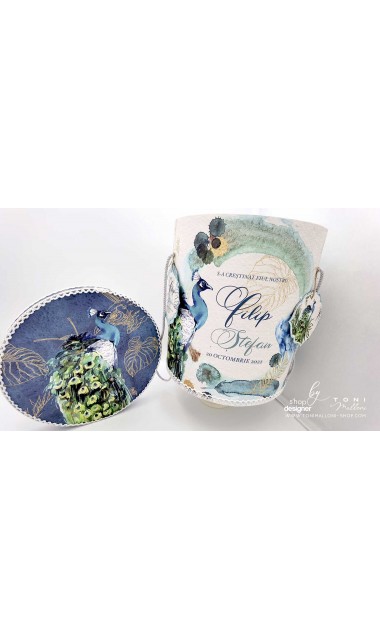 Trusou botez cu pauni pentru baieti Royal Peacock  21